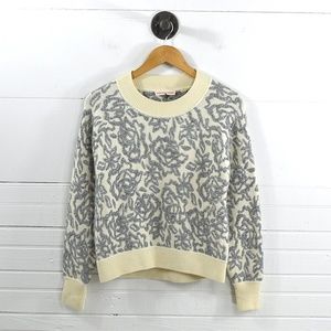 REBECCA TAYLOR FLORAL PATTERN SWEATER #186-91